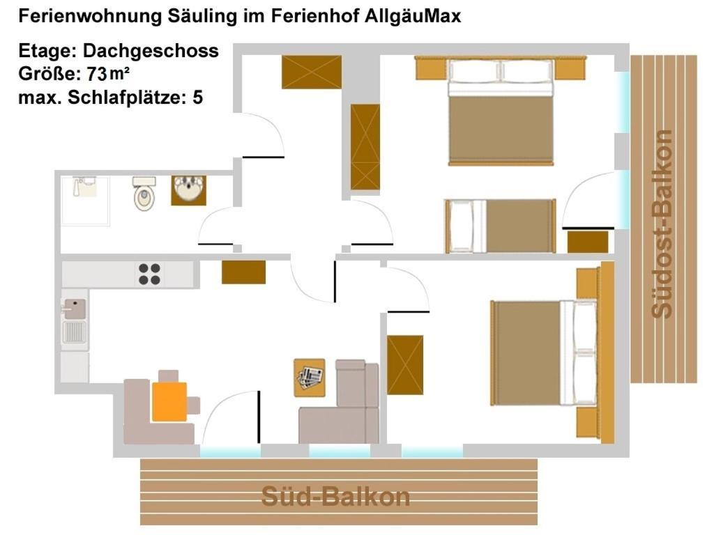 Ferienhof Allgaeumax Fussen Quarto foto
